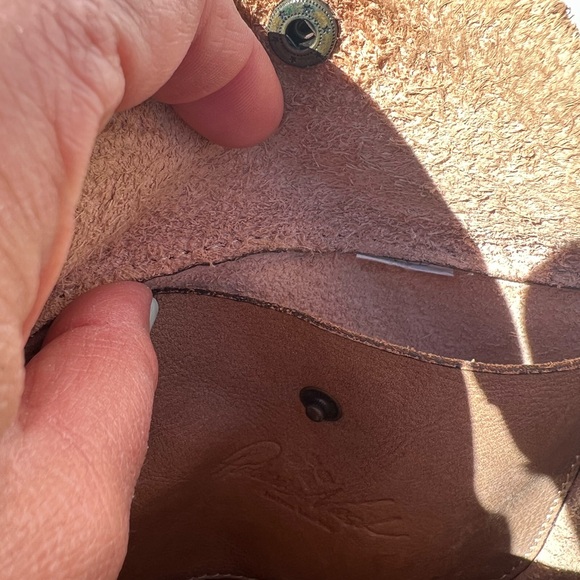 Leather saddle purse.  Patricia Nash - Picture 7 of 7